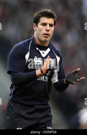 HUGO SOUTHWELL Schottland & EDINBURGH RU TWICKENHAM LONDON ENGLAND 3. Februar 2007 Stockfoto