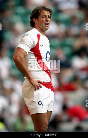 ANDY GOMARSALL ENGLAND & HARLEQUINS RU TWICKENHAM LONDON ENGLAND 11. August 2007 Stockfoto