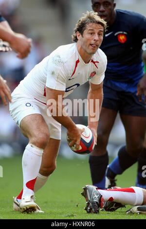 ANDY GOMARSALL ENGLAND & HARLEQUINS RU TWICKENHAM LONDON ENGLAND 11. August 2007 Stockfoto