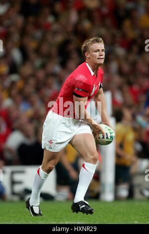 DWAYNE PEEL WALES & LLANELLI SCARLETS MILLENNIUM Stadion CARDIFF WALES 15. September 2007 Stockfoto