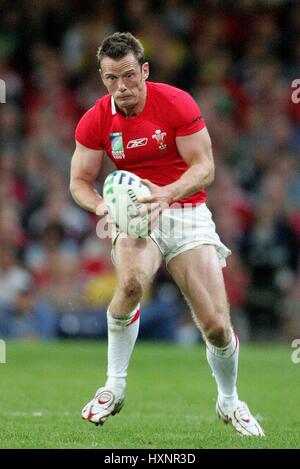 KEVIN MORGAN WALES & NEWPORT GWENT Drachen MILLENNIUM Stadion CARDIFF WALES 15. September 2007 Stockfoto