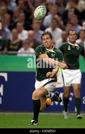 BUTCH JAMES SOUTH AFRICA RU STADE Frankreich PARIS Frankreich 14. September 2007 Stockfoto