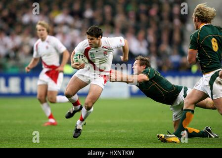 F STEYN D HIPKISS & B JAMES ENGLAND V Südafrika STADE DE FRANCE PARIS Frankreich 20. Oktober 2007 Stockfoto