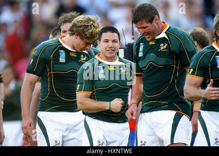 ANDRE PRETORIUS Südafrika RU STADE VELODROME MARSEILLE Frankreich 6. Oktober 2007 Stockfoto