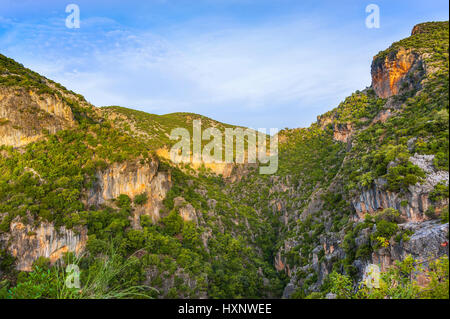 Garganta Verde, Naturpark Sierra de Grazalema; Andalusien, Spanien Stockfoto