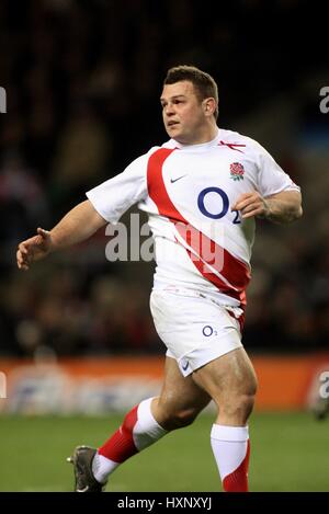 LEE MEARS ENGLAND & Bad RU TWICKENHAM LONDON ENGLAND 2. Februar 2008 Stockfoto