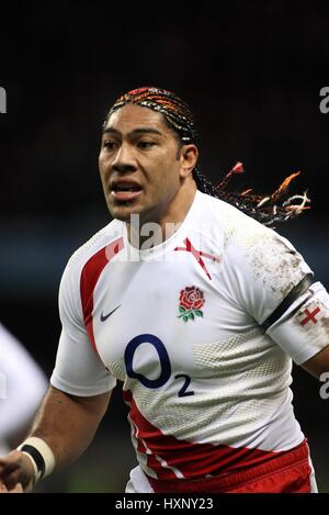 LESLEY VAINIKOLO ENGLAND & GLOUCESTER RU TWICKENHAM LONDON ENGLAND 2. Februar 2008 Stockfoto