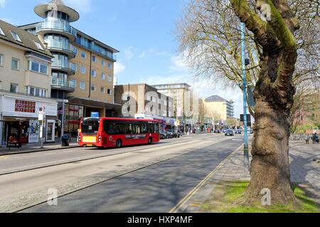 Stadtzentrum in Feltham Hounslow West London UK Stockfoto