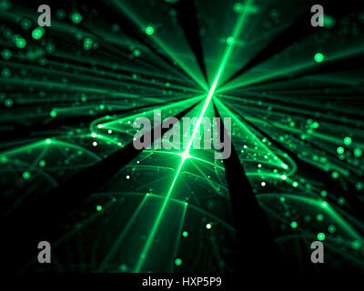 Verschwommen Technologie Hintergrund - abstrakte Digital generiert, Ima Stockfoto