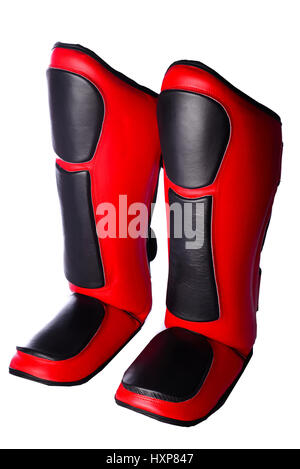 Fußschutz in verschiedenen Kampfsportarten Stockfoto