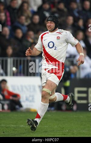 STEVE BORTHWICK ENGLAND & Bad RU STADIO FLAMINIO Rom Italien 10. Februar 2008 Stockfoto