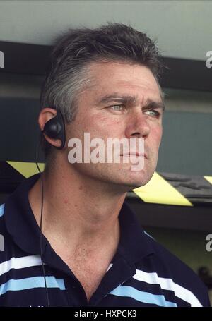 HEYNEKE MEYER LEICESTER TIGERS Trainer SIXWAYS STADIUM WORCESTER ENGLAND 20. September 2008 Stockfoto