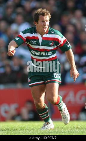 JAMES GRINDAL LEICESTER TIGERS RU WELFORD ROAD LEICESTER ENGLAND 3. Oktober 2009 Stockfoto