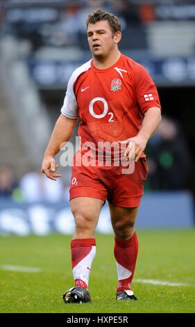 LEE MEARS ENGLAND & Bad RU TWICKENHAM LONDON ENGLAND 8. November 2008 Stockfoto