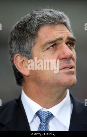 NICK MALLETT Italien Rugby-UNION-Trainer TWICKENHAM MIDDLESEX ENGLAND 7. Februar 2009 Stockfoto