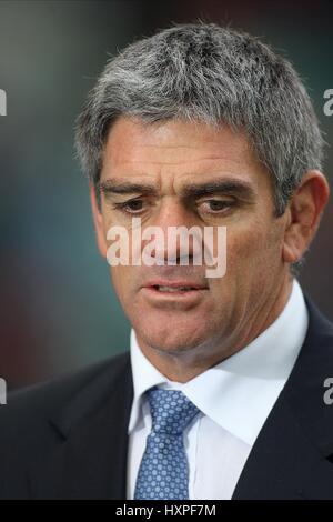 NICK MALLETT Italien Rugby-UNION-Trainer TWICKENHAM MIDDLESEX ENGLAND 7. Februar 2009 Stockfoto