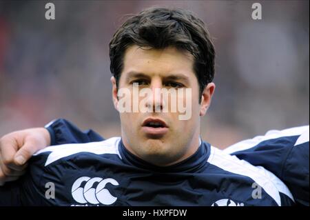 HUGO SOUTHWELL Schottland & EDINBURGH RU MURRAYFIELD Stadion EDINBURGH Schottland 8. Februar 2009 Stockfoto