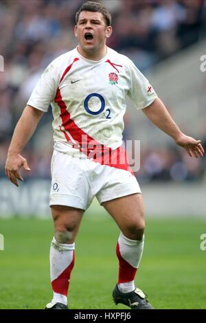 LEE MEARS ENGLAND & Bad RU TWICKENHAM MIDDLESEX ENGLAND 15. März 2009 Stockfoto