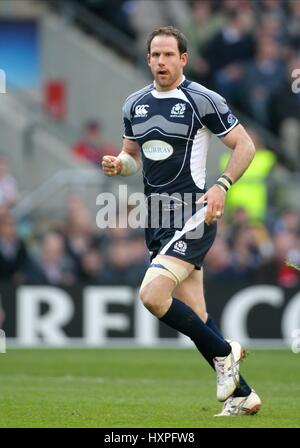 GRAEME MORRISON Schottland & GLASGOW Krieger RU TWICKENHAM MIDDLESEX ENGLAND 21. März 2009 Stockfoto