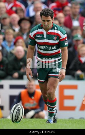 JEREMY STAUNTON LEICESTER TIGERS RU WELFORD ROAD LEICESTER ENGLAND 3. Oktober 2009 Stockfoto