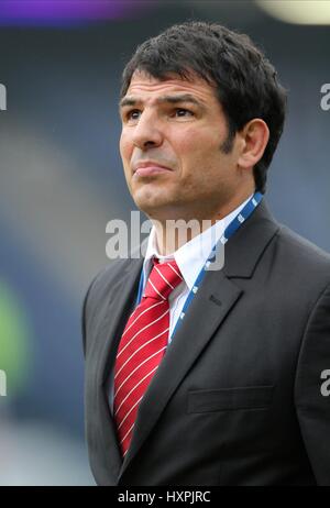 MARC LIÈVREMONT Frankreich RU COACH MURRAYFIELD EDINBURGH Schottland 7. Februar 2010 Stockfoto