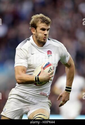 TOM CROFT ENGLAND RU TWICKENHAM MIDDLESEX ENGLAND 6. November 2010 Stockfoto