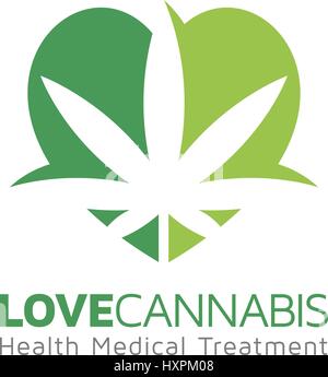 Cannabis-Therapie, Medizin und Gesundheitswesen Stock Vektor