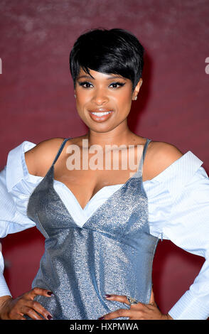 Jennifer Hudson Teilnahme an The Voice UK letzte Fototermin in London. Stockfoto