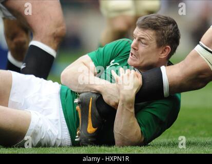 BRIAN O'DRISCOLL Irland LEINSTER RU Irland & LEINSTER RU TWICKENHAM LONDON ENGLAND 22. Februar 2014 Stockfoto