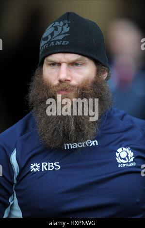 GEOFF CROSS LONDON IRISH Schottland & LONDON IRISH TWICKENHAM LONDON ENGLAND 14. März 2015 Stockfoto