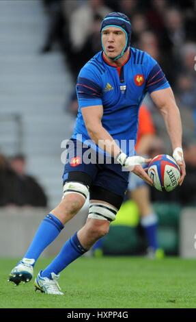 BERNARD LE ROUX Frankreich RU RACING METRO Frankreich RU & RACING METRO TWICKENHAM LONDON ENGLAND 21. März 2015 Stockfoto