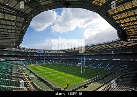 TWICKENHAM Stadion ENGLAND V WALES ENGLAND V WALES TWICKENHAM LONDON ENGLAND 26. September 2015 Stockfoto