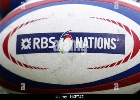 RBS 6 NATIONS GILBERT RUGBY ENGLAND RU V WALES RU ENGLAND RU V WALES RU TWICKENHAM LONDON ENGLAND 12. März 2016 Stockfoto