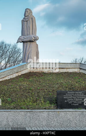 Dnepropetrovsk Regional "Memorial Holodomor Opfer" gewidmet den Opfern der Stalins Holodomor 1932-1933 Stockfoto