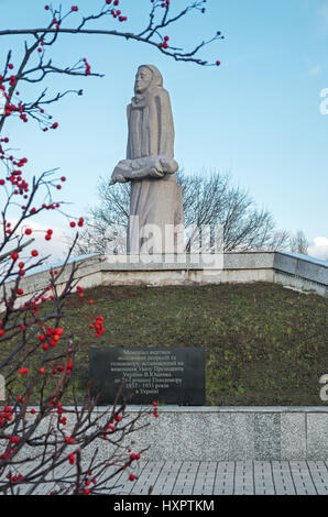 Dnepropetrovsk Regional "Memorial Holodomor Opfer" gewidmet den Opfern der Stalins Holodomor 1932-1933 Stockfoto