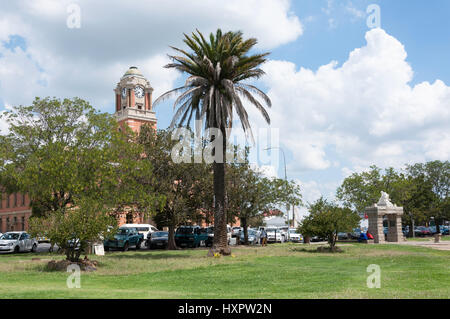 Harrismith Rathaus (nationales Denkmal) vom Park, Warden Street, Harrismith, Provinz Free State, Südafrika Stockfoto