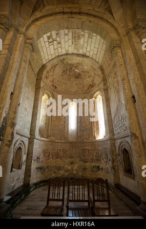 Iglesia Vilar de Donas, Palas de Rei, Lugo, Galizien, Spanien, Europa Stockfoto