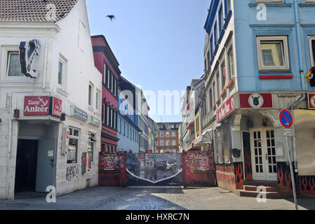 Deutschland, Hamburg, Stadt, Städte, Hamburger, Tag, während des Tages, Tag, St. Pauli, Herbertstrasse, Rotlicht Viertel, Tor, Tore, Eingang, Eingänge Stockfoto