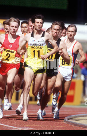 SEBASTIAN COE 1500 m 10. August 1986 Stockfoto