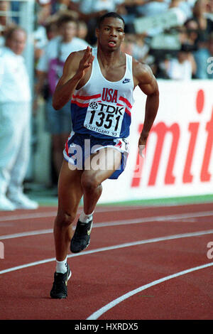 QUINCY WATTS 400 m 20. August 1993 Stockfoto