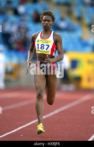 JOICE MADUAKA 200 m ALEXANDER Stadion BIRMINGHAM ENGLAND 14. Juli 2002 Stockfoto