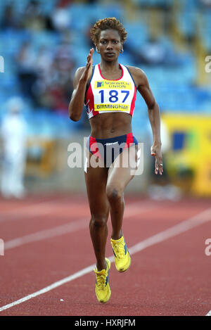 JOICE MADUAKA 200 m ALEXANDER Stadion BIRMINGHAM ENGLAND 14. Juli 2002 Stockfoto