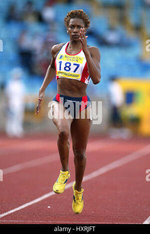 JOICE MADUAKA 200 m ALEXANDER Stadion BIRMINGHAM ENGLAND 14. Juli 2002 Stockfoto