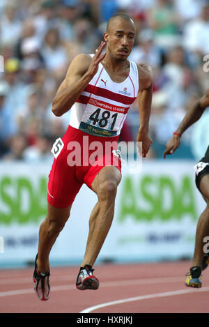 CHRIS LAMBERT 200 m Stadt MANCHESTER MANCHESTER ENGLAND 28. Juli 2002 Stockfoto