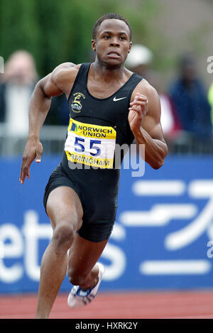 DANIEL CAINES 400 m ALEXANDER Stadion BIRMINGHAM ENGLAND 26. Juli 2003 Stockfoto