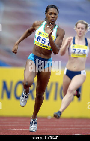 JOICE MADUAKA 200 m ALEXANDER Stadion BIRMINGHAM ENGLAND 26. Juli 2003 Stockfoto