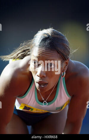 JOICE MADUAKA 200 m ALEXANDER Stadion BIRMINGHAM ENGLAND 26. Juli 2003 Stockfoto