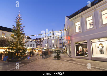 Die sächsischen Tor zum Oseka Yule in Bergdorf, Hamburg, Deutschland, Europa, Das Sachsentor Zur Weihnachtszeit in Bergedorf, Deutschland, Europa Stockfoto