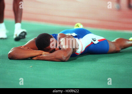 DARREN CAMPBELL 200 m SYDNEY Olympischen Spiele in SYDNEY Australien Olympiastadion SYDNEY 22. September 2000 Stockfoto