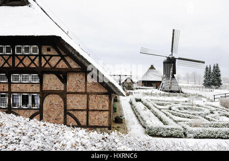 Freilichtmuseum Rieck Haus in Curslack, 4 und sumpfige Land, Hamburg, Deutschland, Europa, Freilichtmuseum Rieck-Haus in Curslack, Vier-Und Marschlande, D Stockfoto